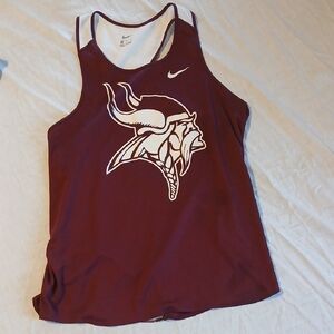 Nike Maroon Tank Top with Viking Logo  Sizel XL nice Condition